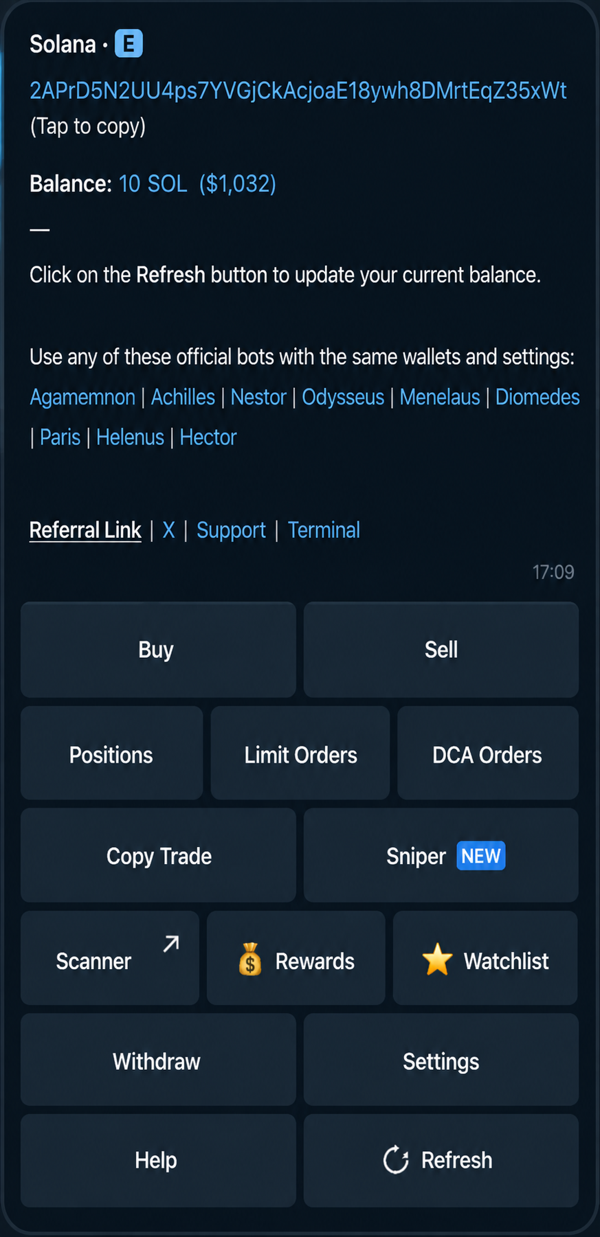 Telegram MemeCoin Bot